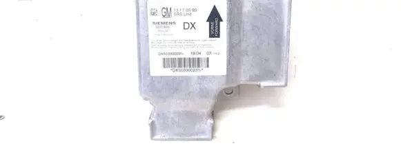 Opel Signum Airbag control unit/module 13170589