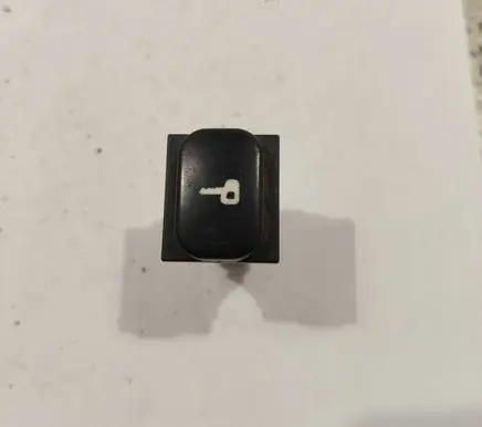 Peugeot 607 Central locking switch button 96296488