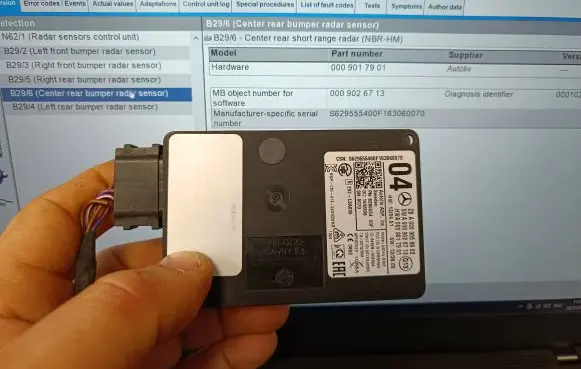 Distronic sensor radar