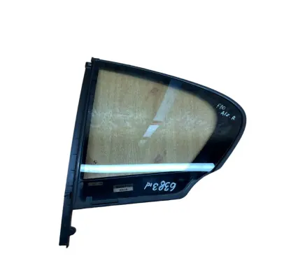 Rear vent window glass