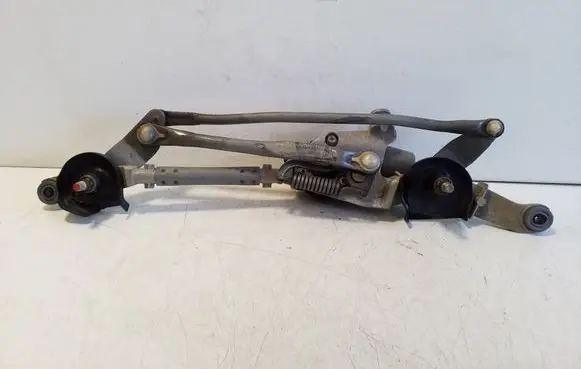 Front wiper linkage and motor