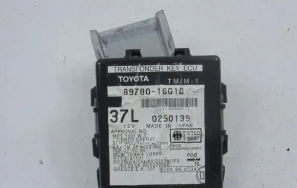 Toyota Paseo (EL54) II Immobilizer control unit/module 89780-16010