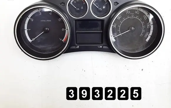 Peugeot 308 Speedometer (instrument cluster) 9665107780