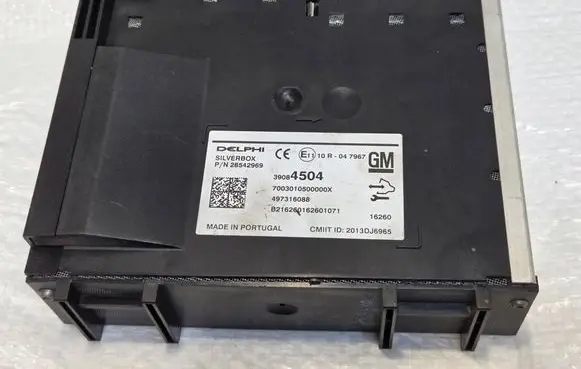 Opel Astra K GPS navigation control unit/module 39084504