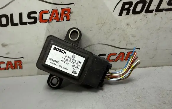 BMW X5 E53 ESP acceleration yaw rate sensor 0265005248 34526753694 0018960