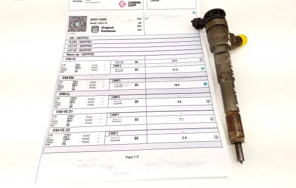 Nissan Note (E12) Fuel injector H8201108033 0445110485