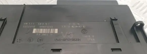 BMW 5 F10 F11 Comfort/convenience module 9228492