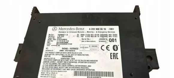 Mercedes-Benz S W222 Bluetooth control unit module A2229005515