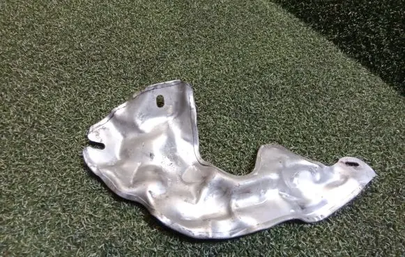Heat shield in engine bay