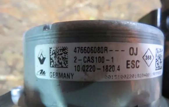 Renault Megane IV ABS Pump 476606080
