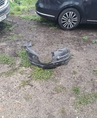 Ford Transit VII Front wheel arch liner splash guards KK3116034A