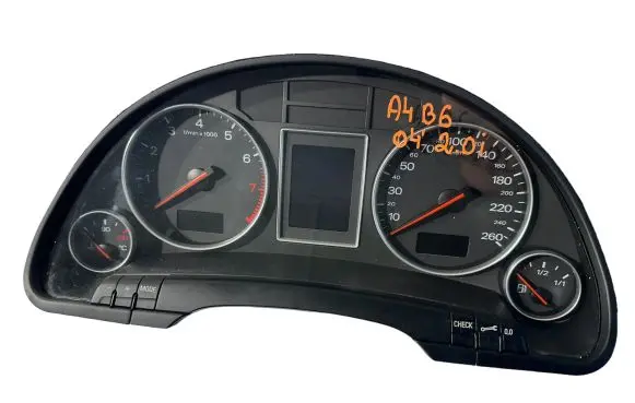 Audi A4 S4 B6 8E 8H Speedometer (instrument cluster) 8E0920900F 0263626016D 7103080219