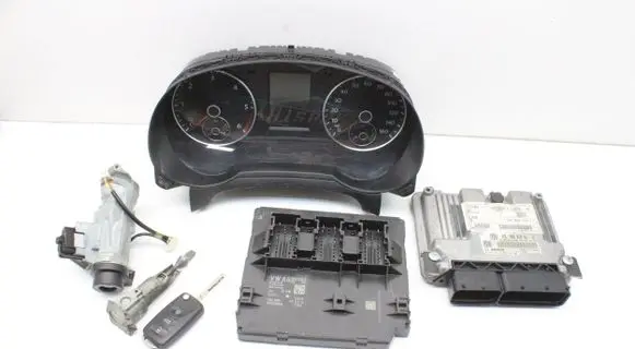 Volkswagen Sharan Engine ECU kit and lock set 03L906018HJ