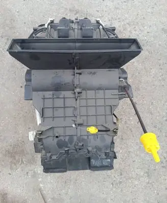 Interior heater climate box assembly