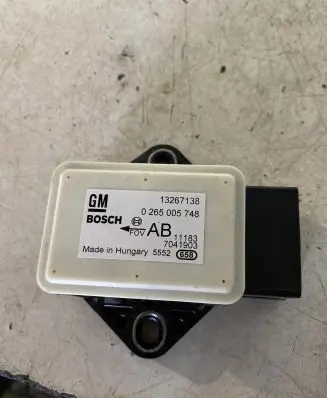 Opel Meriva B ESP acceleration yaw rate sensor 13267138 0265005748 7041903