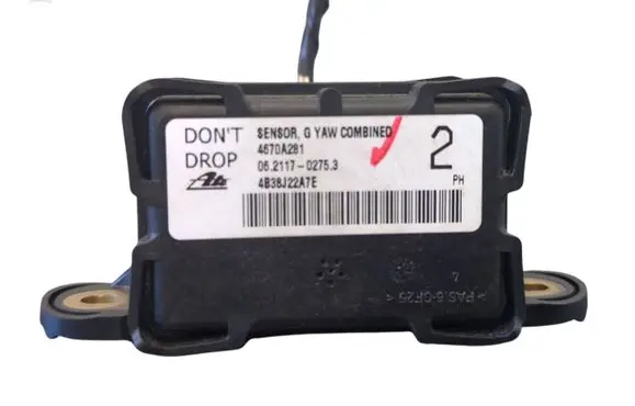 Mitsubishi Lancer X ESP acceleration yaw rate sensor 4670A281 4B38J22A7E 06211702753