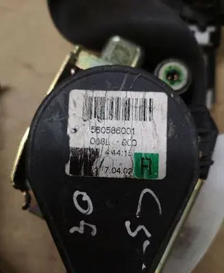 Citroen C5 Front seatbelt 560586001 560575400A