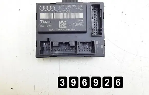 Audi A6 S6 C6 4F Door control unit/module 4f0959793e