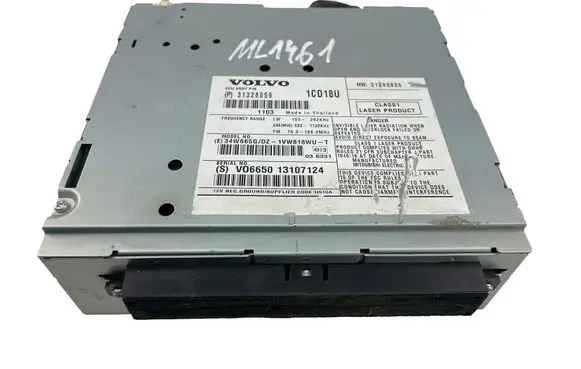 Volvo S40 Radio/CD/DVD/GPS head unit 31328059