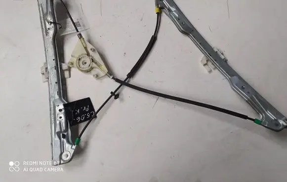 Citroen C5 Front window lifting mechanism without motor 9648486480