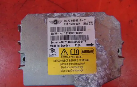 Mini Cooper Countryman R60 Airbag control unit/module 9808714