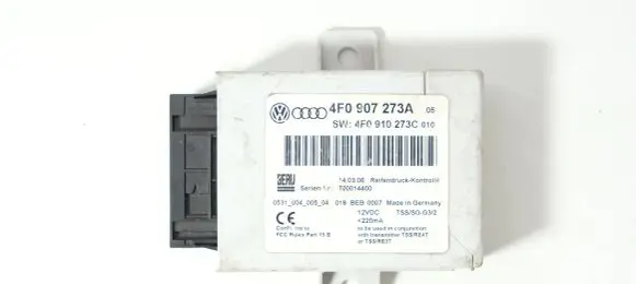 Audi A6 S6 C6 4F Tire pressure control unit 4F0907273A