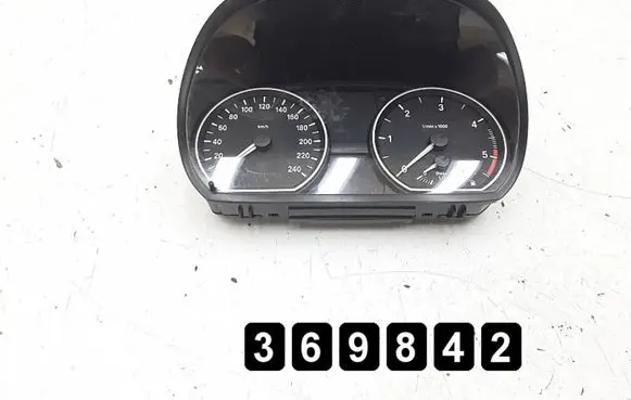 BMW 1 E81 E87 Speedometer (instrument cluster) 102495262