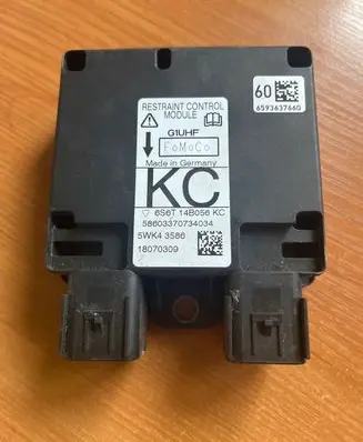 Ford Fusion Airbag control unit/module 6S6T14B056KC 5WK43586 18070309