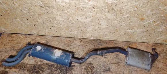 Mercedes-Benz 380 560SEC C126 Muffler/silencer 1264911701 1264911801