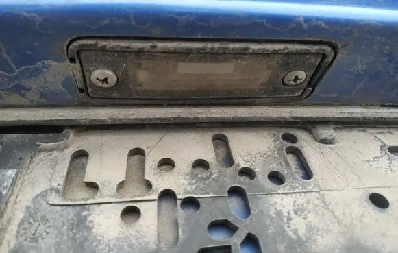 Volkswagen Golf IV Number plate light