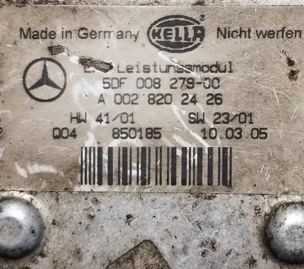 Mercedes-Benz E W211 Headlight ballast module Xenon A0028202426 850185 5DF00827900