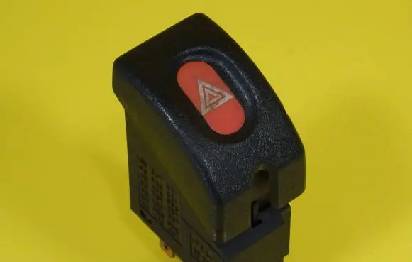 Opel Corsa B Hazard light switch 09114922 90437746 90347821