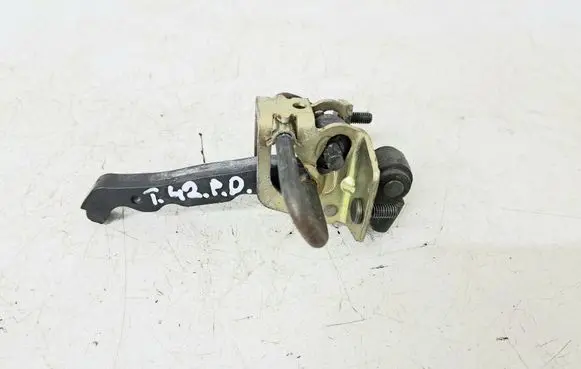 Front door check strap stopper