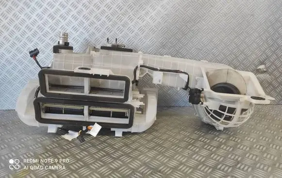 Interior heater climate box assembly