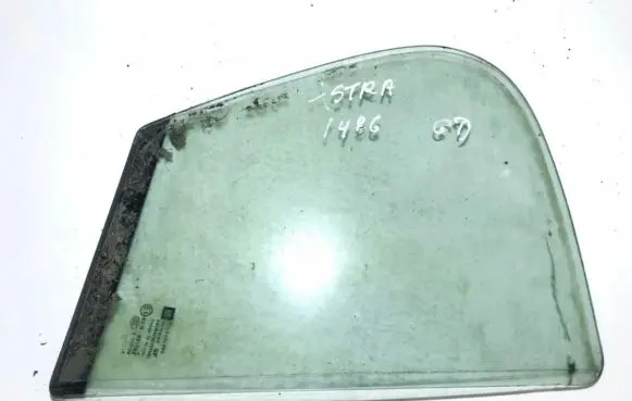 Rear vent window glass