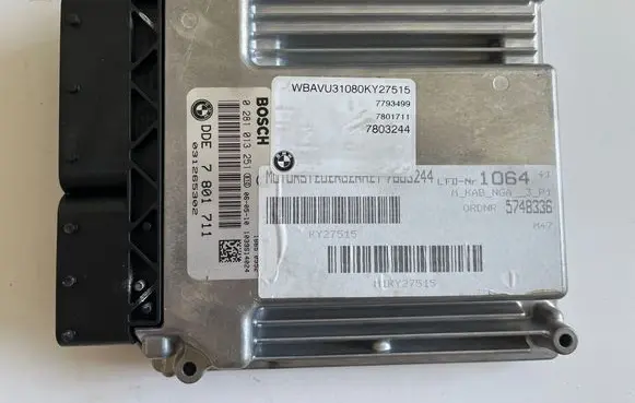 BMW 3 E90 E91 Engine control unit/module 7801711 0281013251 031265302