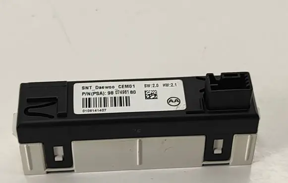 Peugeot 308 Screen/display/small screen 9807496180 CEM01 0108141407