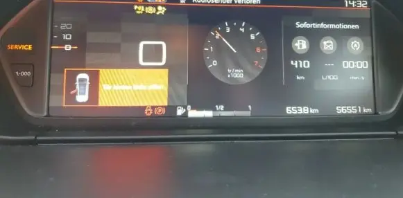 Citroen C4 SpaceTourer Speedometer (instrument cluster) 9813590280
