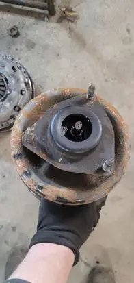 Mitsubishi Outlander Front shock absorber with coil spring