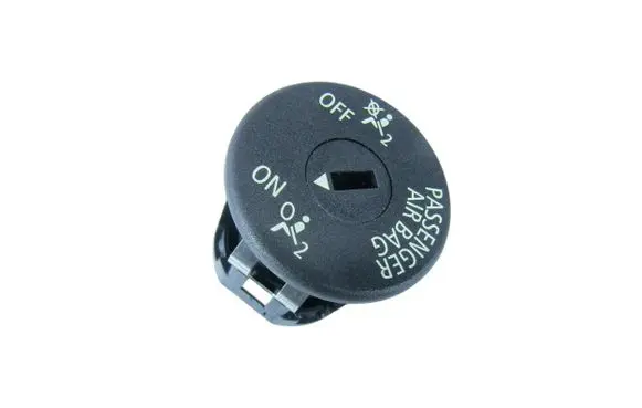 Passenger airbag on/off switch
