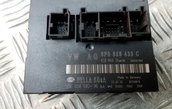 Audi A3 S3 A3 Sportback 8P Comfort/convenience module 8P0959433C