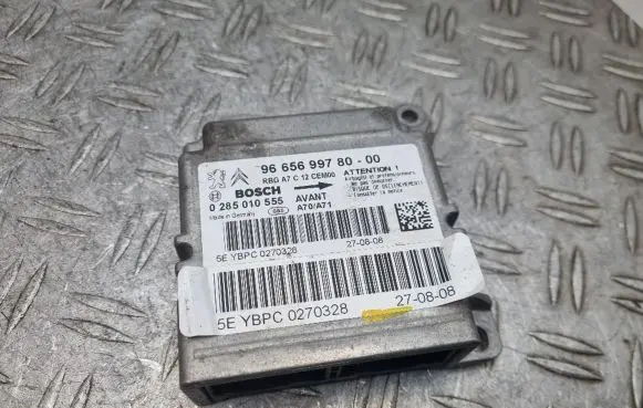 Peugeot 207 Airbag control unit/module 9665699780 0285010555