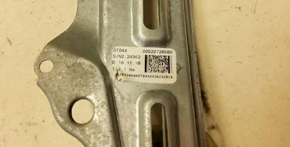 Fiat Tipo Rear door manual window regulator 00520728580