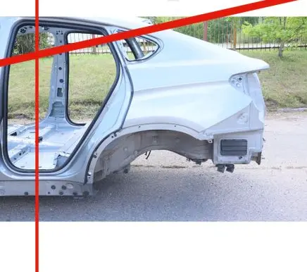 BMW X6M F86 Rear quarter panel 7352059 41217352059