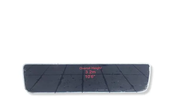 Mercedes-Benz Sprinter W906 Rear windscreen/windshield window AS2