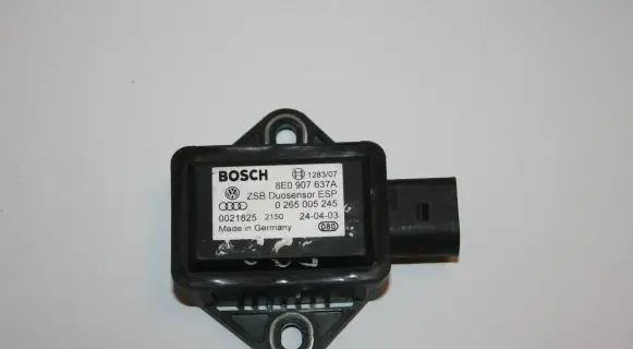 Volkswagen PASSAT B5.5 ESP acceleration yaw rate sensor 8E0907637A 0265005245 0021825