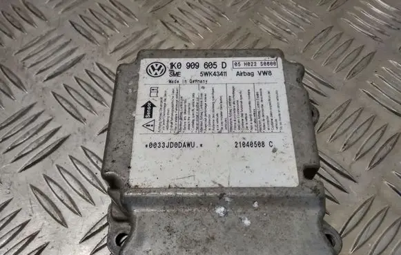 Volkswagen Golf V Airbag control unit/module 1K0909605D 5WK43411