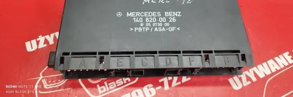 Mercedes-Benz S W140 Comfort/convenience module 1408200026 05073000