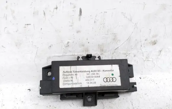 Audi A8 S8 D3 4E Door control unit/module 4E0919064
