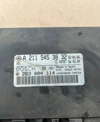 Mercedes-Benz E W211 Parking PDC control unit/module A2115453832 0263004114 1039E00836